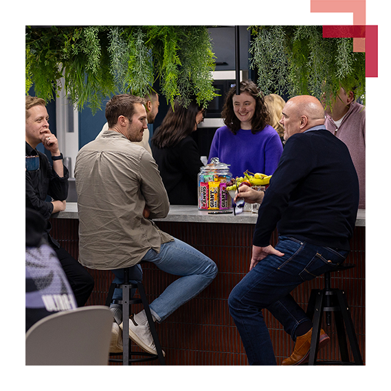A number of employees engaging in RedRock's canteen
